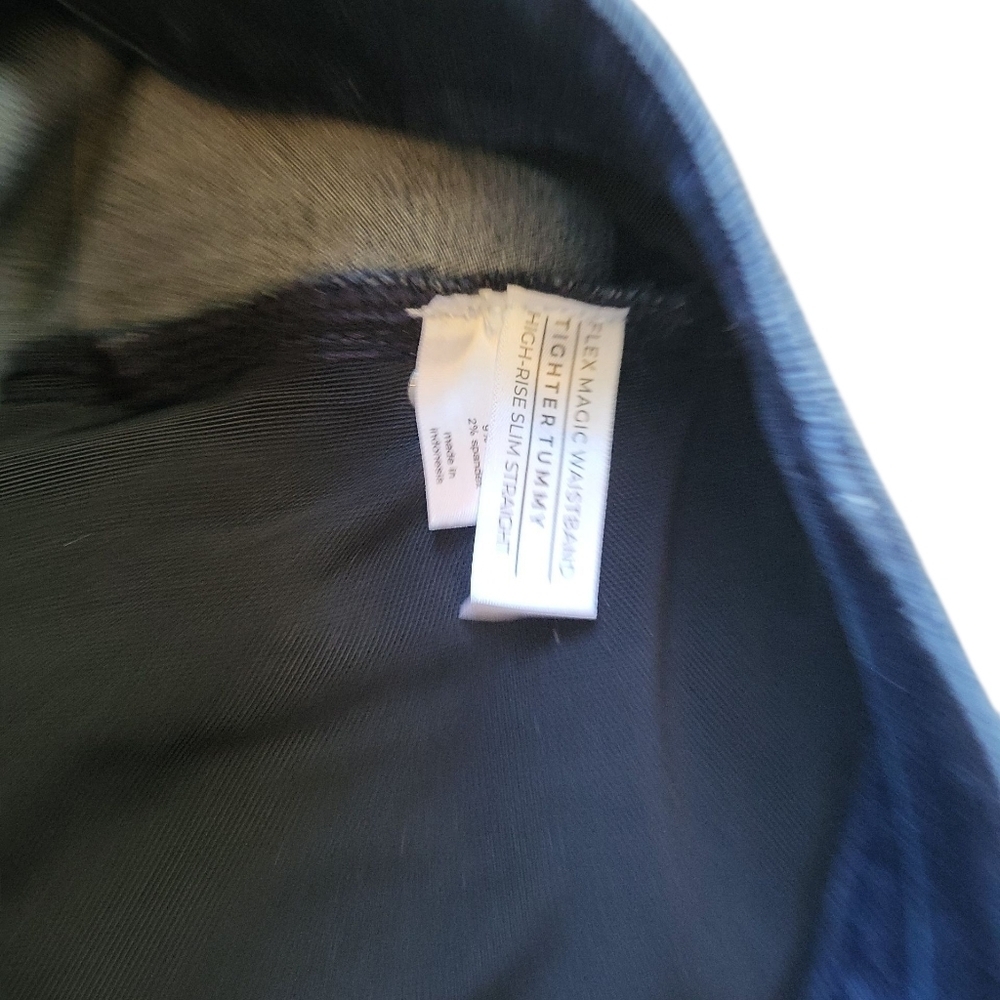 Lane Bryant Tighter Tummy Fit High-Rise Slim Straight Jeans Flex Magic Waistband - Picture 5 of 5